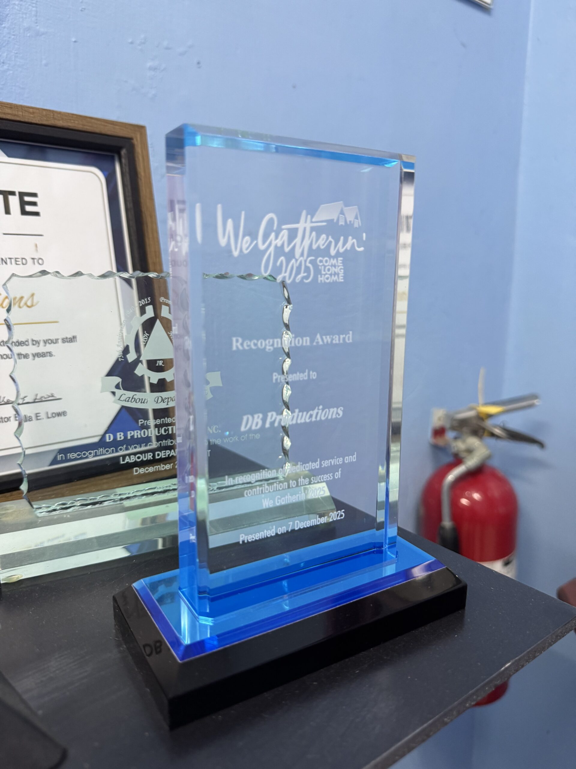 In recognition of dedicated service and contribution to the success of We Gatherin’ 2025