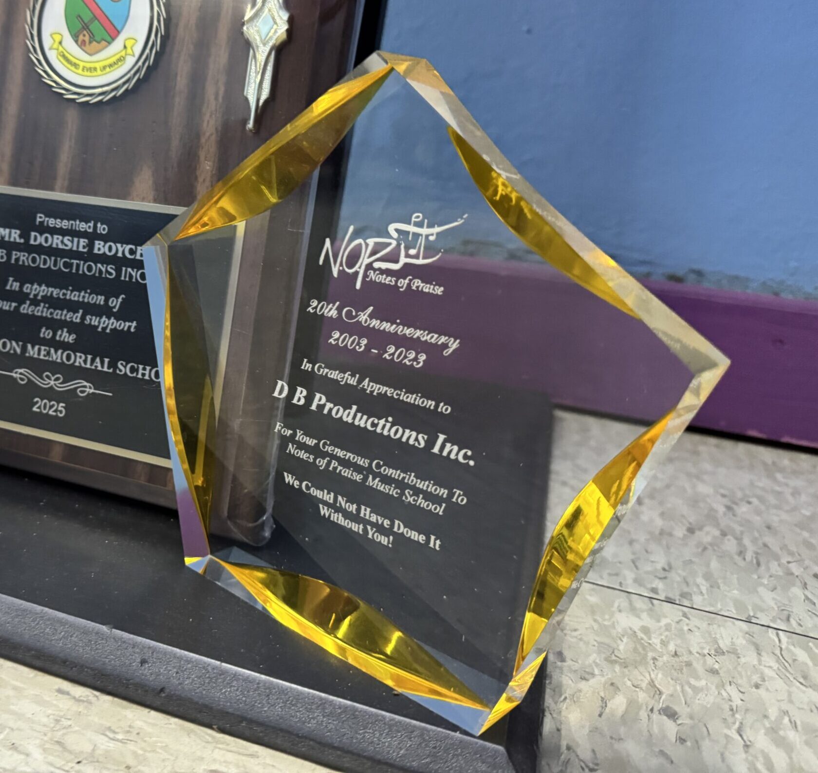 Appreciation Award